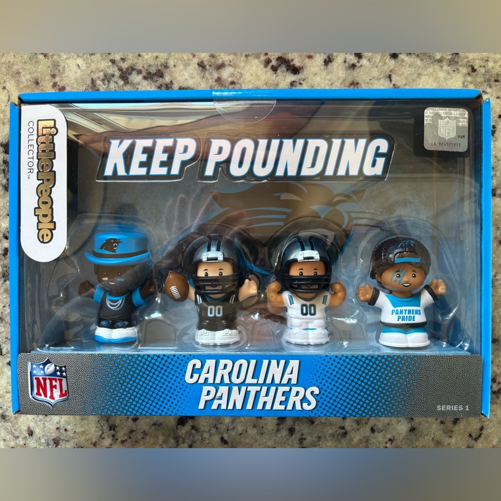 Fisher-Price Little People Carolina Panthers Four-Piece NFL Collector Set